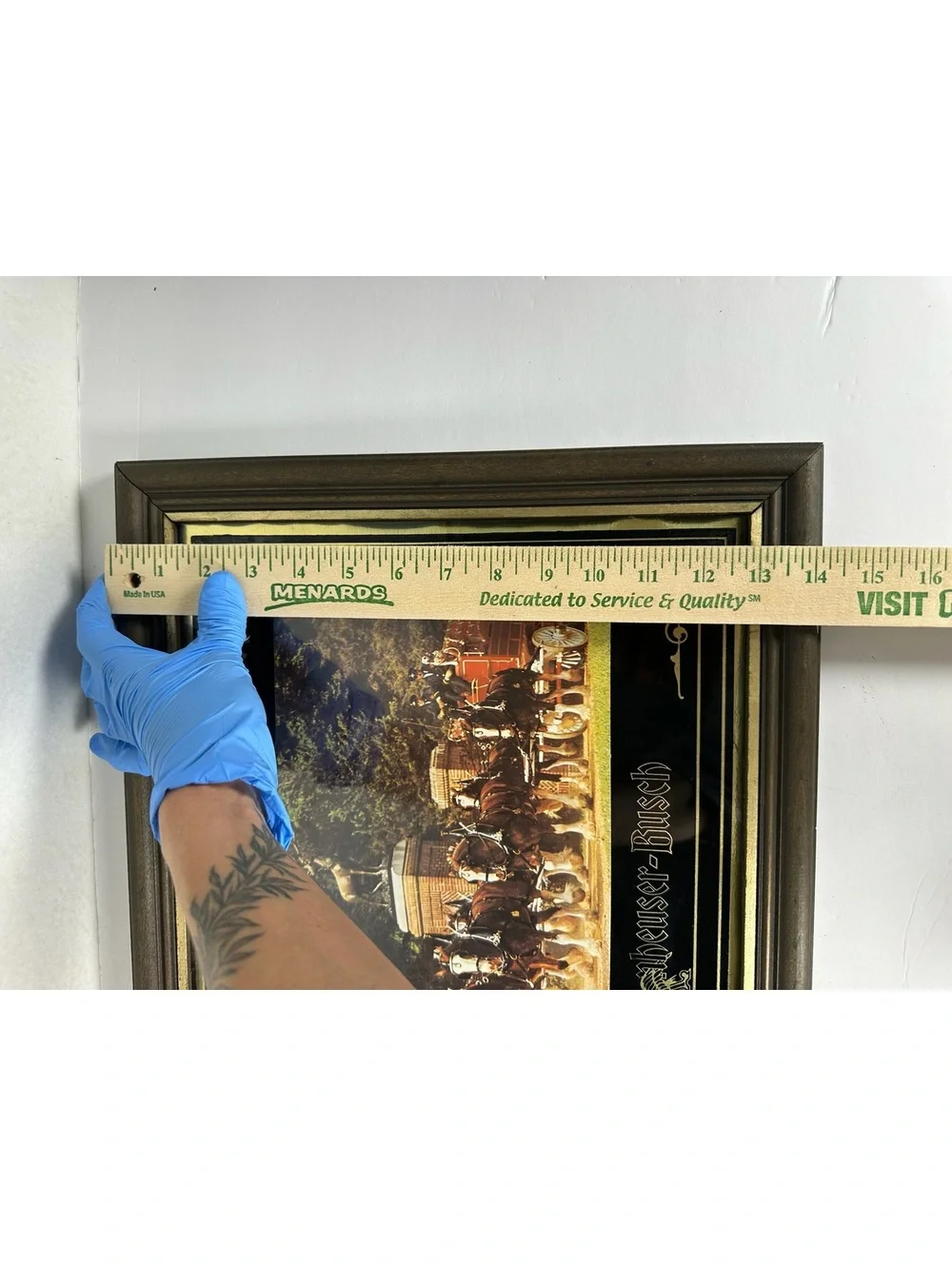 Vintage Anheuser-Busch Clydesdales Mirror George Nathan Associates C-12